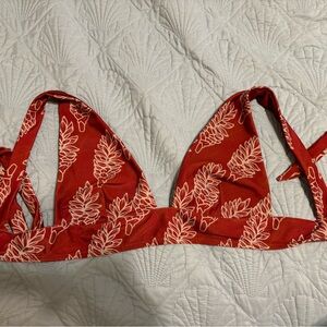 Red and White w Ginger Bathingsuit